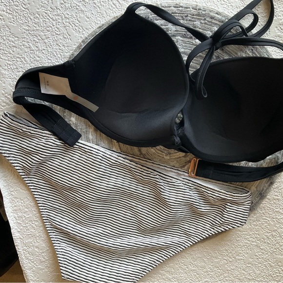 Shade & Shore Womens 2 Piece Bikini Bottoms Medium Top XS - Picture 5 of 5